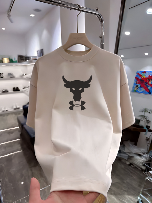 تيشيرت Under Armour Project Rock Brahma Bull - بيج
